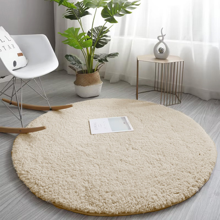 Dywan okrągły Alpaca Strado 140x140 - AlpaBeige