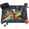 Dywan gamingowy 3D Strado BASKETBALL 100x150 cm nowoczesny z trójwymiarowym wzorem do pokoju gracza