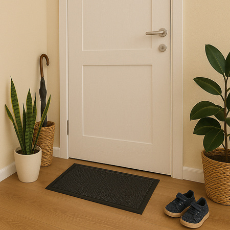 Wycieraczka STRADO siatka 3d pod drzwi do butów mata gumowa 60x90 gruba XL