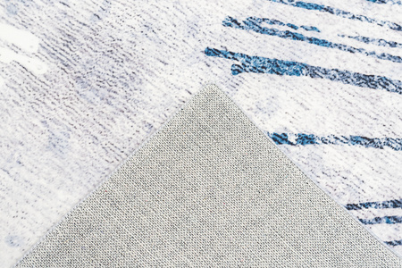 Dywan NOVO Strado nowoczesny do salonu delikatny szary wzór velvet Szary Błysk 200x300 cm