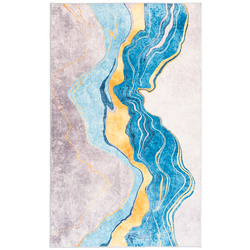 Dywan NOVO Strado nowoczesny do salonu marmurowy wzór velvet Złoty Szlak 200x300 cm