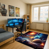 Dywan gamingowy 3D Strado Kosmos 120x170 cm planety gwiazdy galaktyki