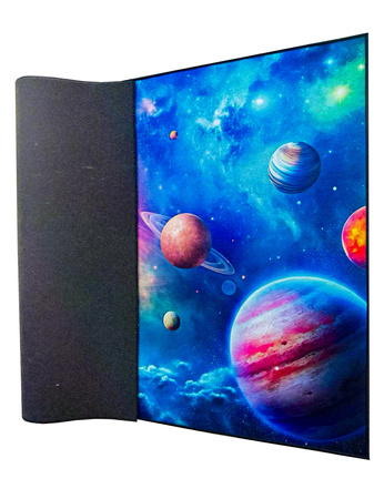 Dywan gamingowy 3D Strado Galaktyka 140x200 cm z kosmicznym wzorem gracza