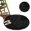 Dywan okrągły Shaggy Strado 100x100 BlackSky (Czarny)