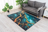 Dywan NOVO Strado nowoczesny do salonu marmurowy wzór velvet Malachit 120x170 cm