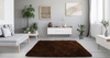 Dywan pokojowy Shaggy Strado 200x250 DarkCoffee (Ciemny brązowy)