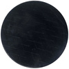 Dywan STRADO okrągły Rabbit 3D pluszowy miękki jak królik 150 Black