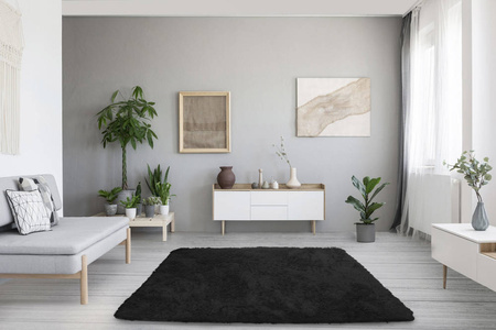 Dywan Shaggy Strado 60x120 BlackSky (Czarny)