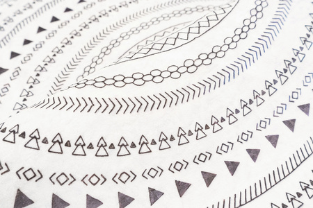 Dywan okrągły NOVO Strado nowoczesny orientalny wzór do salonu Zenit 90x90 cm