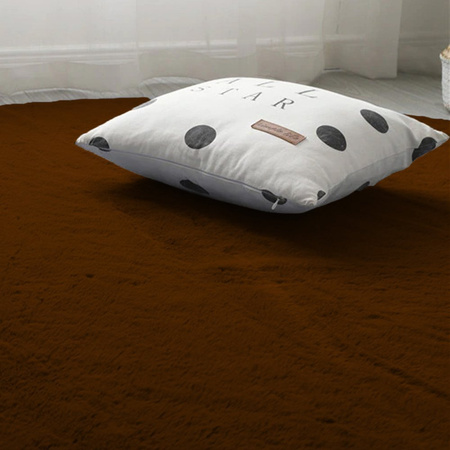 Dywan okrągły Rabbit Strado 100x100 Carmel (Brązowy)