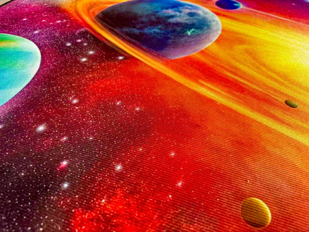 Dywan 3D Strado Galaktyka 120x170 cm z motywem kosmosu do pokoju młodzieżowego lub gracza