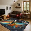 Dywan gamingowy 3D Strado BASKETBALL 100x150 cm nowoczesny z trójwymiarowym wzorem do pokoju gracza