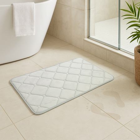 Superchłonna mata łazienkowa Strado ABM2 Grey szybkoschnąca ochrona podłogi