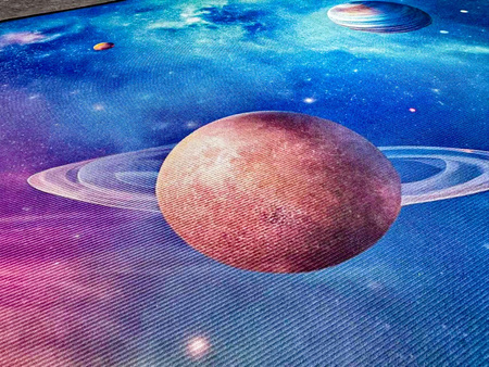 Dywan 3D Strado Galaktyka 120x170 cm z motywem kosmosu do pokoju młodzieżowego lub gracza