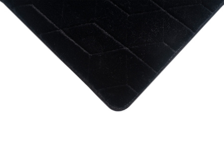 Dywan STRADO Rabbit 3D pluszowy miękki jak królik 160x220 Black