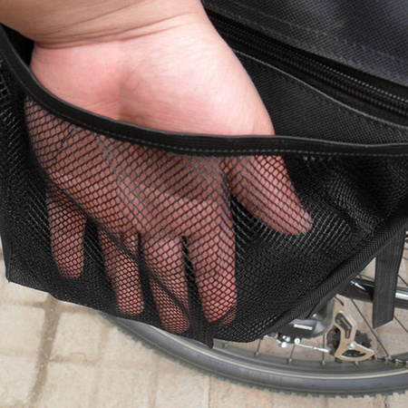 Sakwa rowerowa tylna na bagażnik 18l Strado (Czarna)