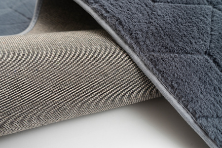 Dywan STRADO okrągły Rabbit 3D pluszowy miękki jak królik 160 Grey