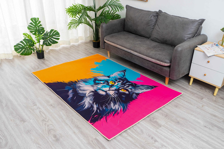 Dywan 3D Strado MAIN COON 100x150 cm nowoczesny do pokoju gracza