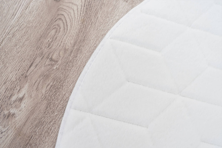 Dywan STRADO okrągły Rabbit 3D pluszowy miękki jak królik 150 White