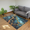 Dywan NOVO Strado nowoczesny do salonu marmurowy wzór velvet Malachit 200x300 cm