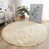 Dywan okrągły Shaggy Strado 150x150 CreamBeige (Beżowy)