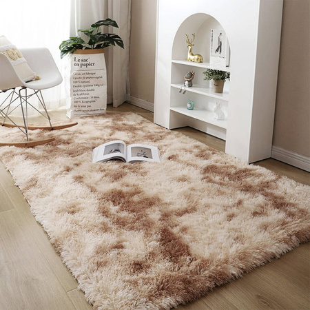 Dywan Ombre Shaggy Strado 100x150 OmbreCamel (Beżowy)