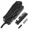 MULTITOOL 21w1 Narzędzie wielofunkcyjne survival składany scyzoryk nóż bity
