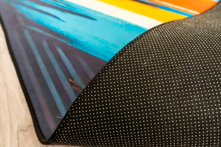 Dywan gamingowy 3D Strado BASKETBALL 100x150 cm nowoczesny z trójwymiarowym wzorem do pokoju gracza