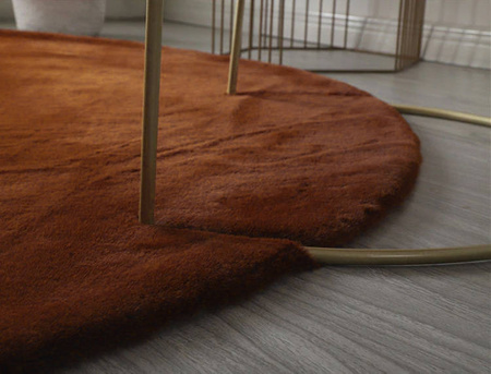 Dywan okrągły Rabbit Strado 100x100 Carmel (Brązowy)