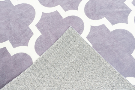 Dywan NOVO Strado nowoczesny do salonu delikatny szary wzór velvet Maroko Szare 120x170 cm