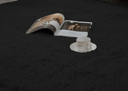 Dywan pokojowy Shaggy Strado 80x150 BlackSky (Czarny)