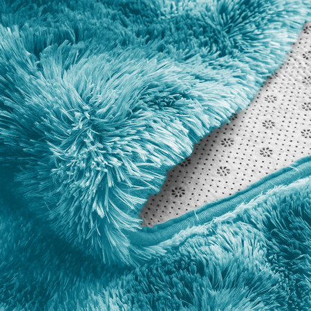 Dywan okrągły Shaggy Ombre Strado 120x120 OmbreBlue (Jasny Niebieski)