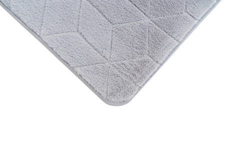 Dywan STRADO Rabbit 3D pluszowy miękki jak królik 160x220 Silver