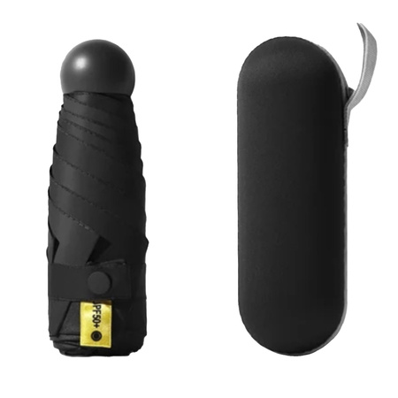 Kompaktowa parasolka automatyczna składana lekka męska damska z pokrowcem filtr UV +ETUI do torebki