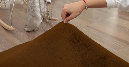 Dywan okrągły Rabbit Strado 100x100 Carmel (Brązowy)