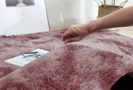 Dywan okrągły Shaggy Ombre Strado 150x150 OmbrePurple (Różowy)