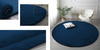 Dywan okrągły Rabbit Strado 100x100 RoyalNavy (Niebieski)