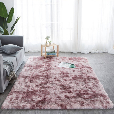 Dywan Ombre Shaggy Strado 120x170 OmbrePurple (Różowy)