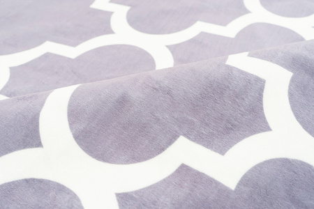 Dywan NOVO Strado nowoczesny do salonu delikatny szary wzór velvet Maroko Szare 200x300 cm