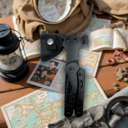 Niezawodny zestaw survivalowy 18w1 STRADO kompaktowy multitool wojskowy taktyczny XXL dla podróżnika