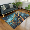 Dywan NOVO Strado nowoczesny do salonu marmurowy wzór velvet Malachit 200x300 cm