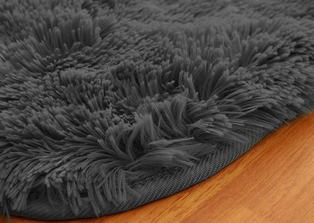 Dywan pokojowy Shaggy Strado 80x150 GreyNight (Ciemny szary)