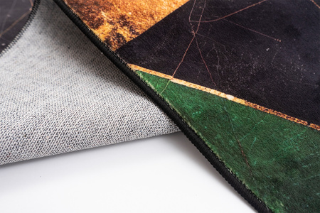 Dywan NOVO Strado nowoczesny do salonu marmurowy wzór velvet Zielony Marmur 200x300 cm