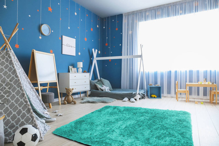 Dywan pokojowy Shaggy Strado 160x220 TurquoiseSea (Turkusowy)