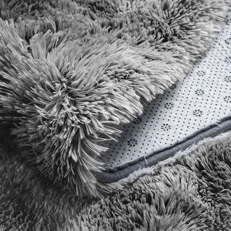 Dywan okrągły Shaggy Ombre Strado 140x140 OmbreSilver (Jasny Szary)