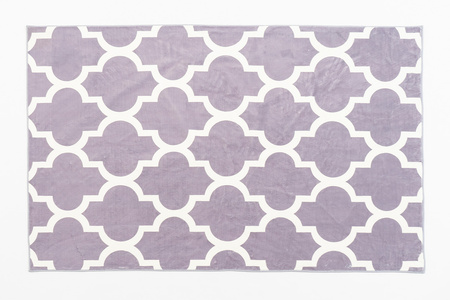 Dywan NOVO Strado nowoczesny do salonu delikatny szary wzór velvet Maroko Szare 120x160 cm