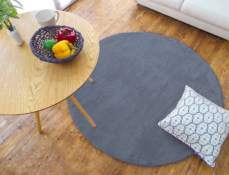 Dywan okrągły Rabbit Strado 120x120 Silver (Jasny Szary)