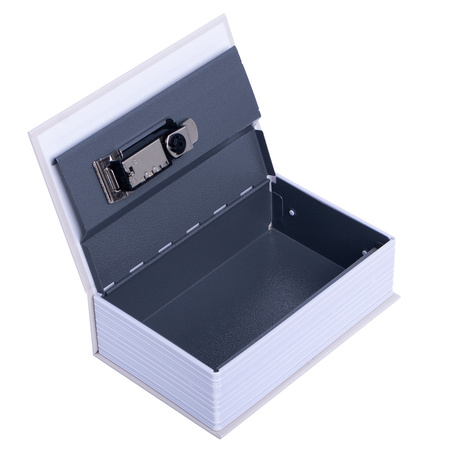 Sejf książka metalowa skrytka kasetka na pieniądze klucze biżuterię zegarki