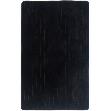 Dywan STRADO Rabbit 3D pluszowy miękki jak królik 80x150 Black