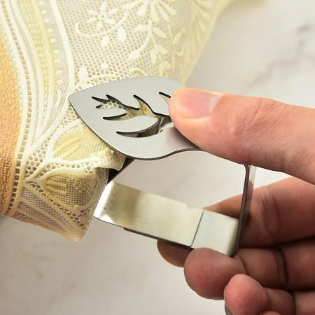 Strado Klipsy do obrusu stalowe STL4 - Liście